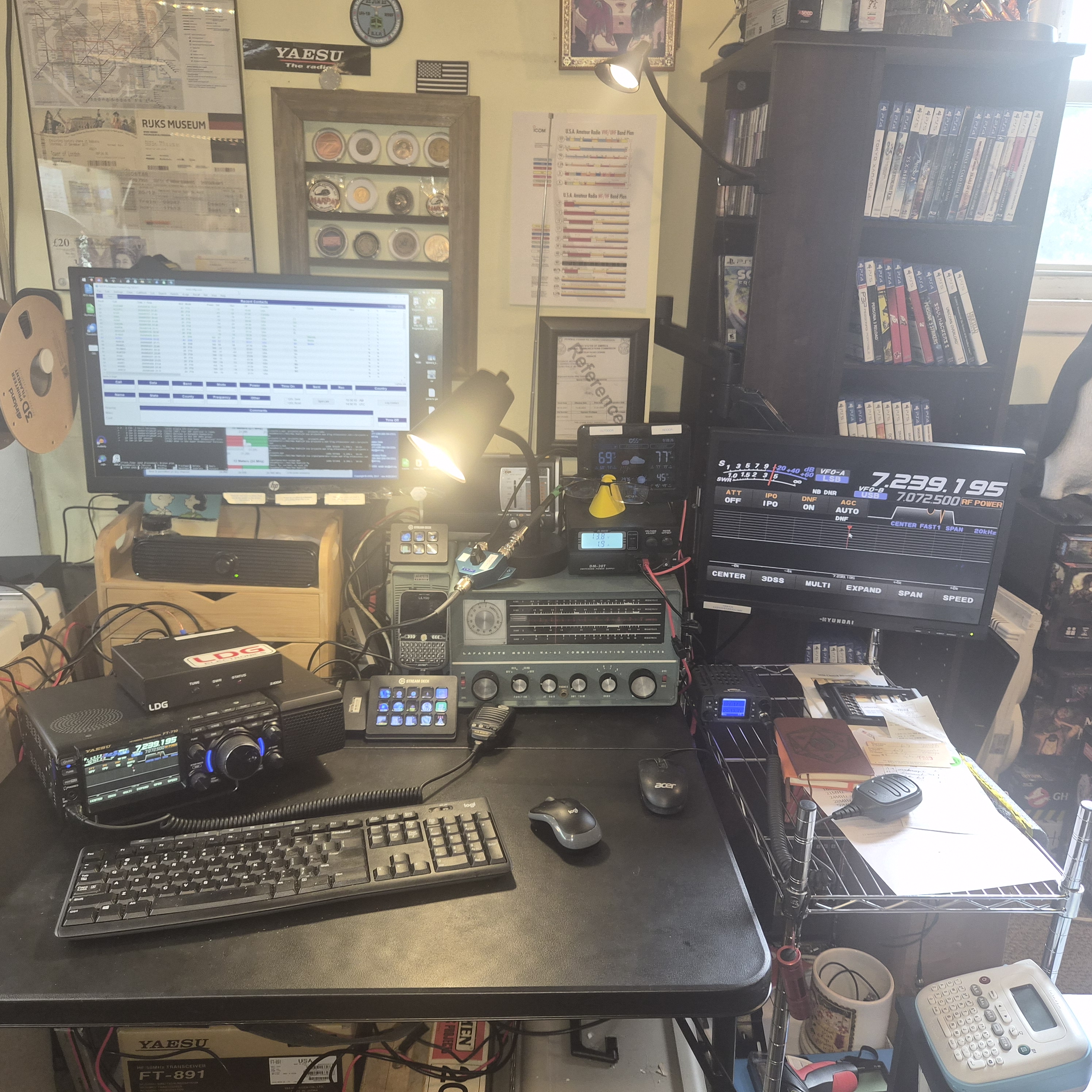 My Ham radio setup